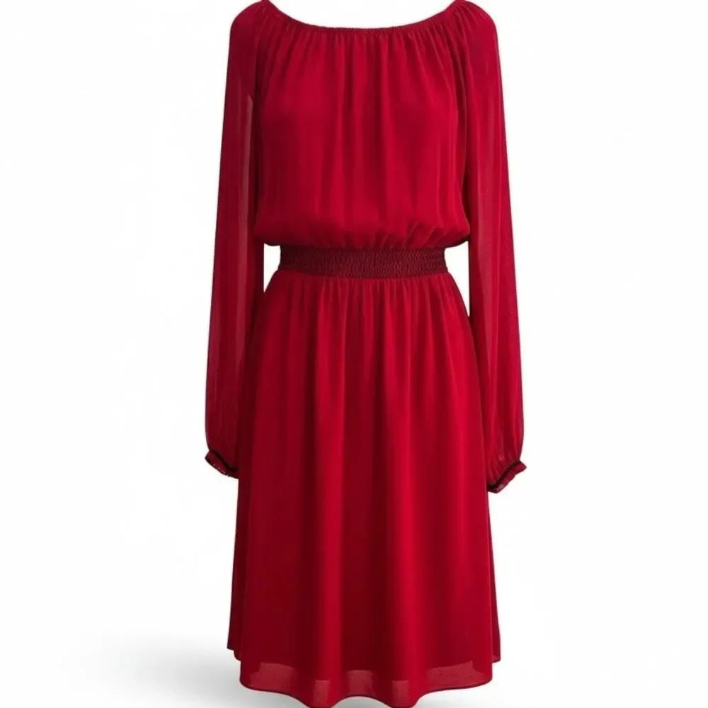 Altuzarra for Target red embroidered sequin peasant dress size 2 - Picture 2 of 5
